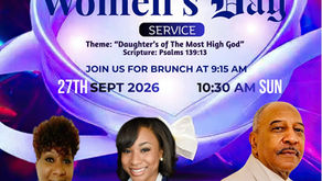 Women's Day Morning Worship & Brunch -  September 27th