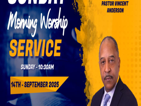 Sunday Worship Service Sept. 14th
