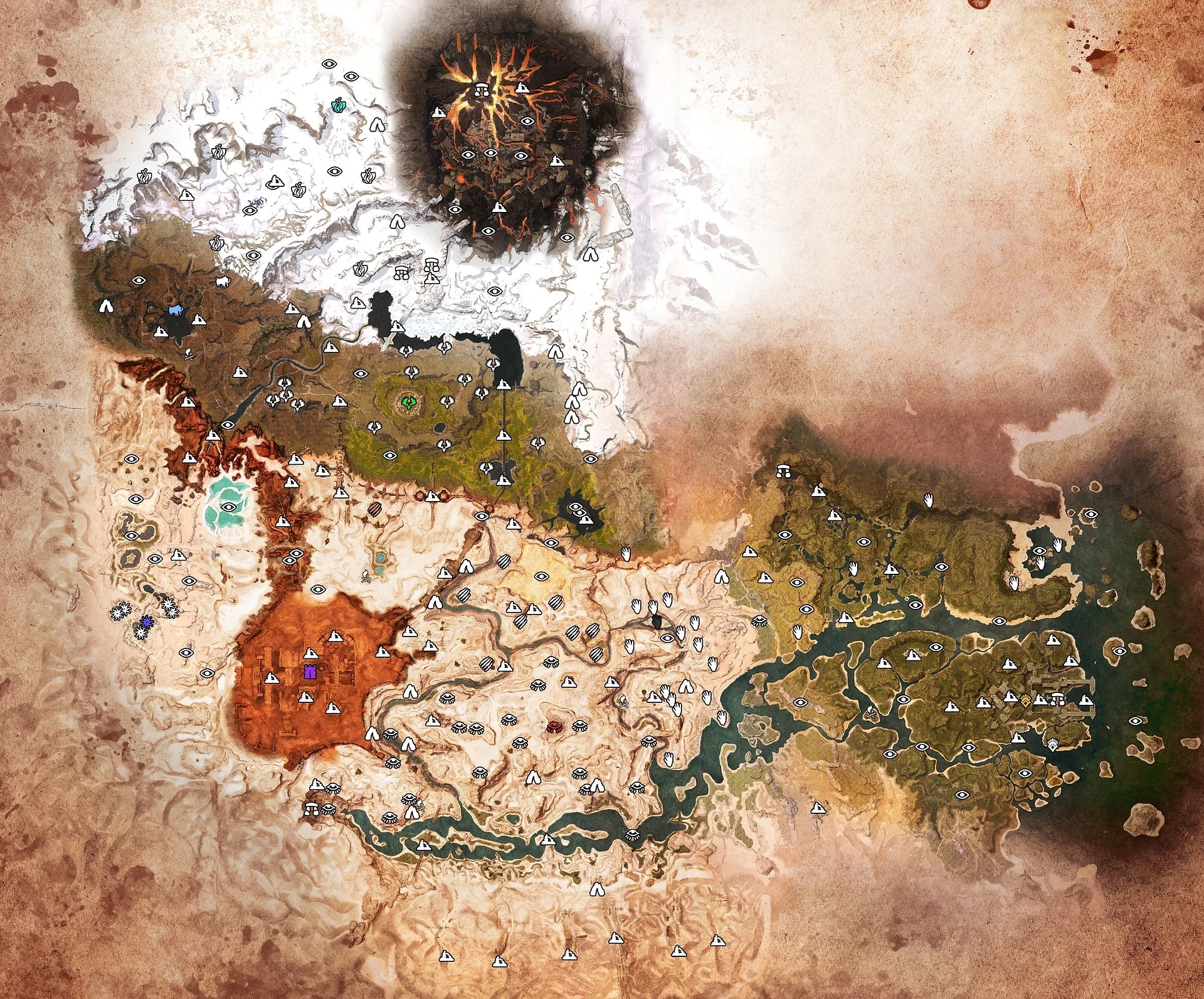 Dungeons Map Conan Exiles Guide Dungeons Map Conan Exiles Guide