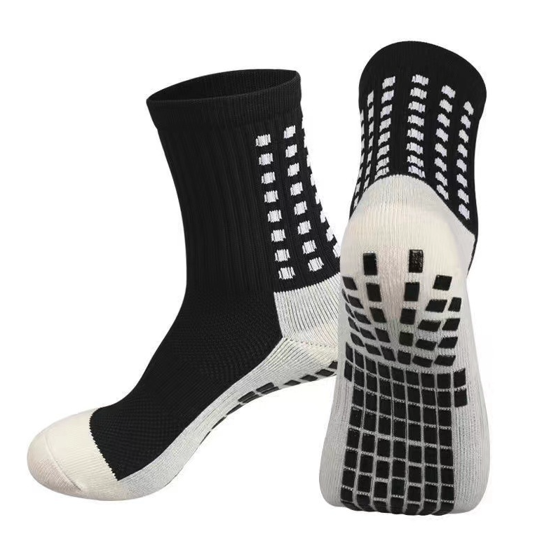 Thumbnail: 3 Pair Sport Socks Anti Slip W/ Grip Soccer Men Football Basketball Sock Premium