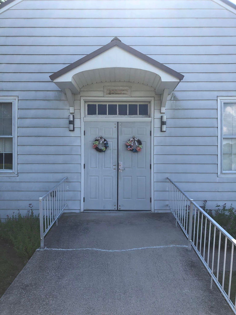 Mt Calvary Front Door