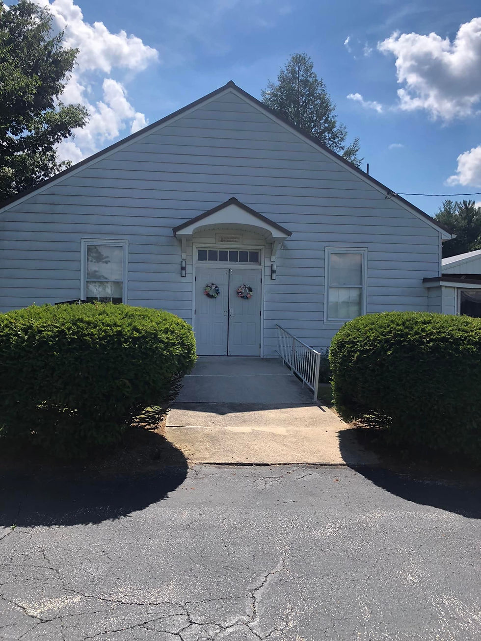Mt Calvary Front Entrance