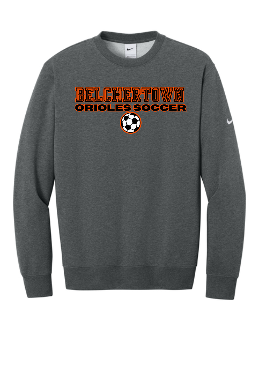 Thumbnail: Belchertown Soccer Nike Club Crew Sweatshirt