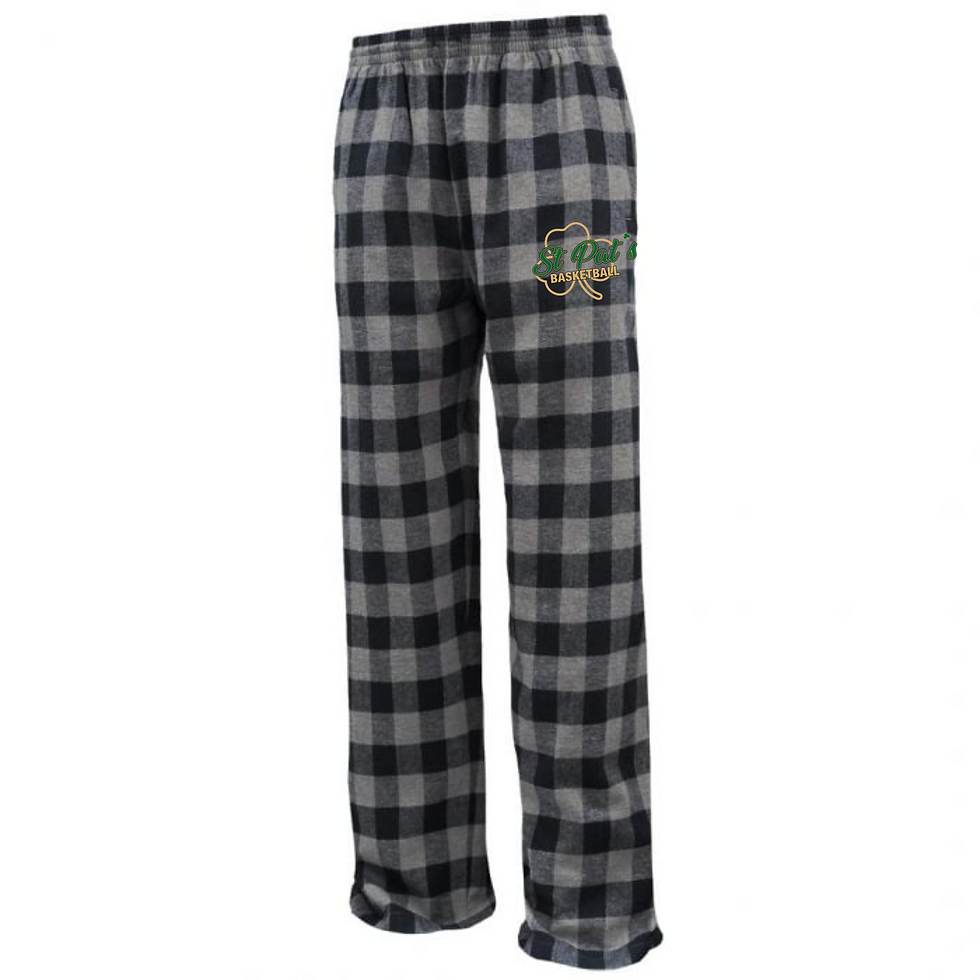 Thumbnail: St Pat's Basketball Flannel Pants
