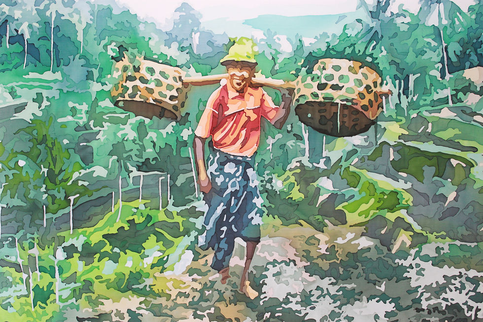 Thumbnail: A typical day of Balinese farmer on rice terraces