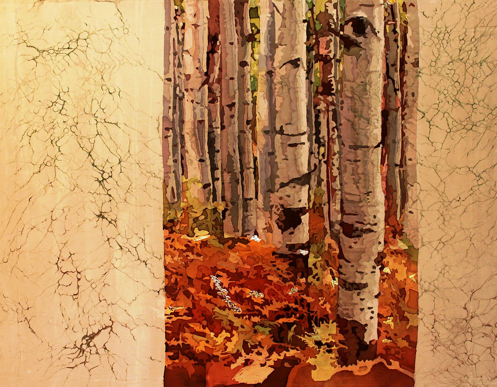 Thumbnail: Golden Autumn in the birch grove