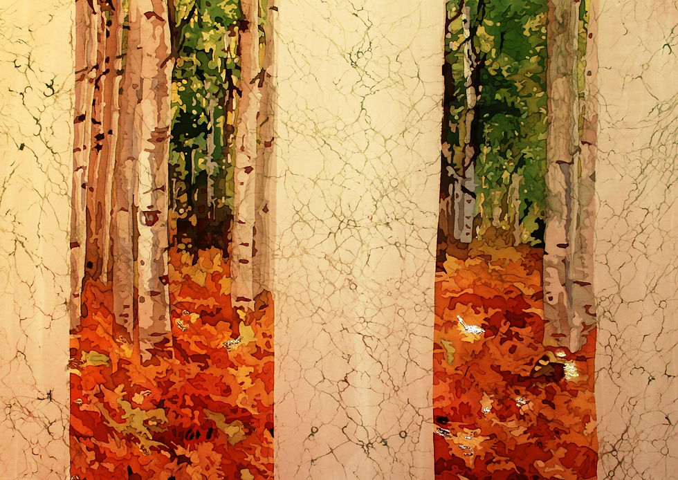 Thumbnail: Golden Autumn in the birch grove