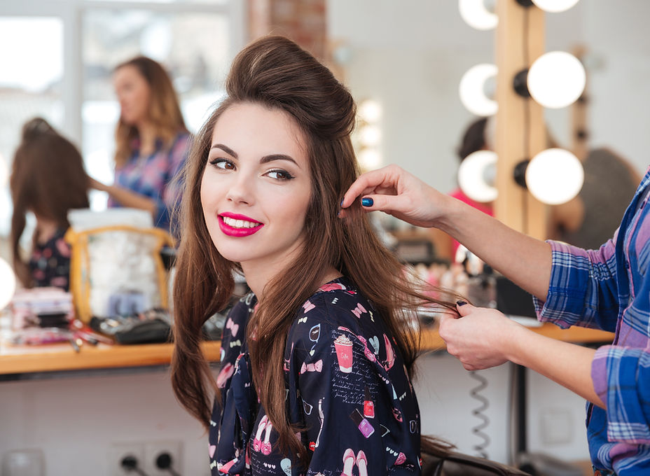 Sessão de penteado