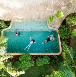Private pool in the jungle at Aloe Villas Krabi Thailand