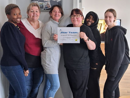 Outreach STAR TEAM of the Month.