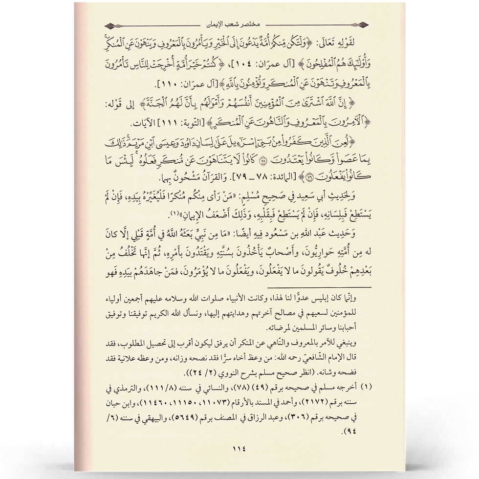 الصورة المصغرة: مختصر شعب الإيمان للبيهقي