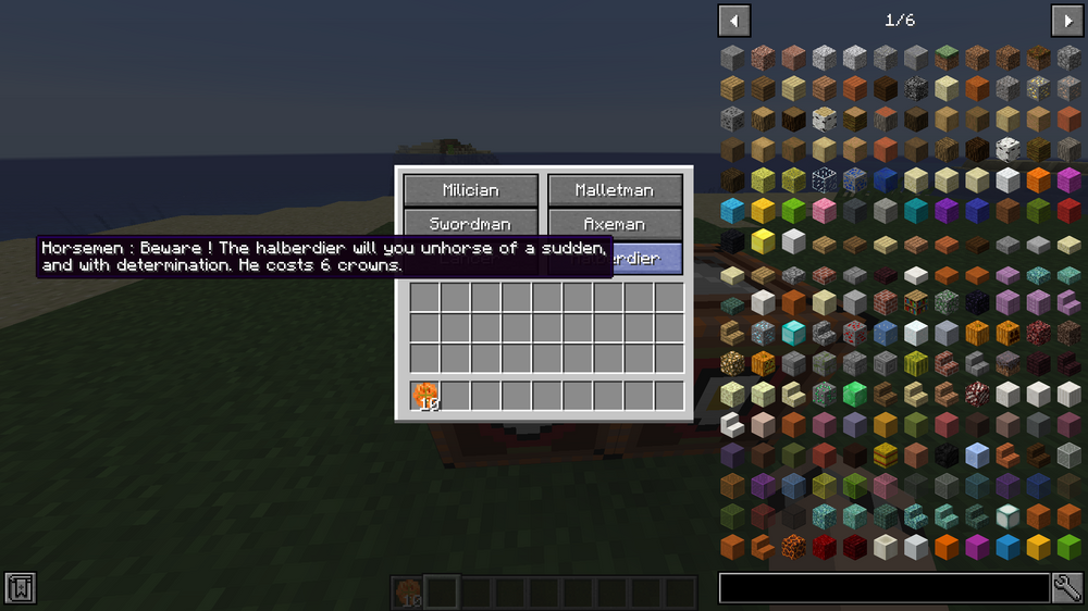 GuardsCraft Mod para Minecraft 1.16.4 / 1.15.2 / 1.14.4 /1.12.2