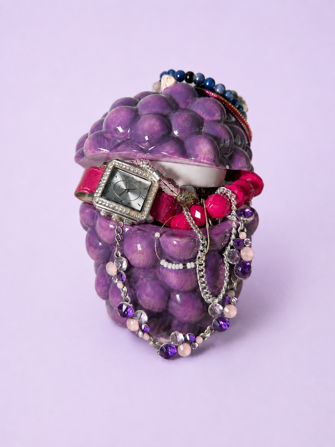 Grape Mystery Jewelry Jar 🍇🪻