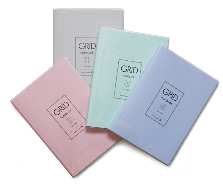 Thumbnail: PVC cover grid note-gray