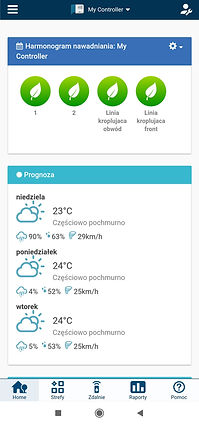 Aplikacja do automatycznego nawadniania ogrodu