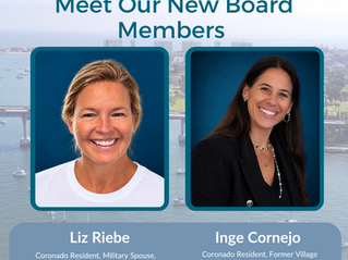 We are thrilled to announce two new members to the Coronado Community Foundation Board of Directors!