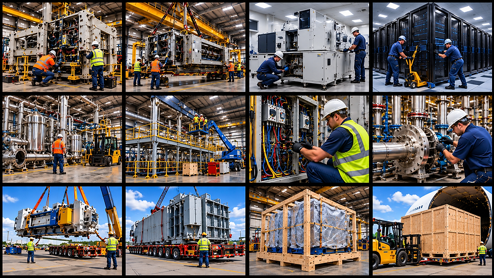 Wisconsin machinery movers rigging and millwright companies. Critical equipment relocations.