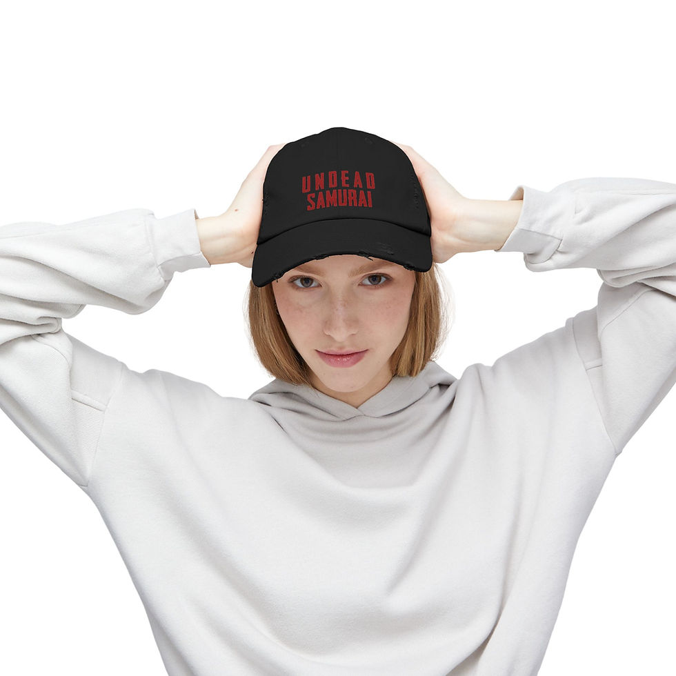 Thumbnail: Unisex Distressed Cap