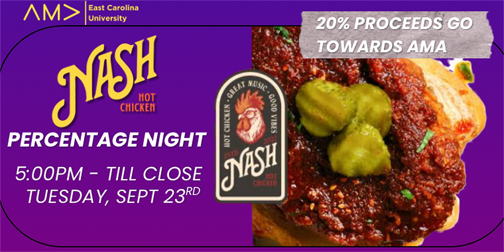 Nash Percentage Night: Dinner with the Exec Team!