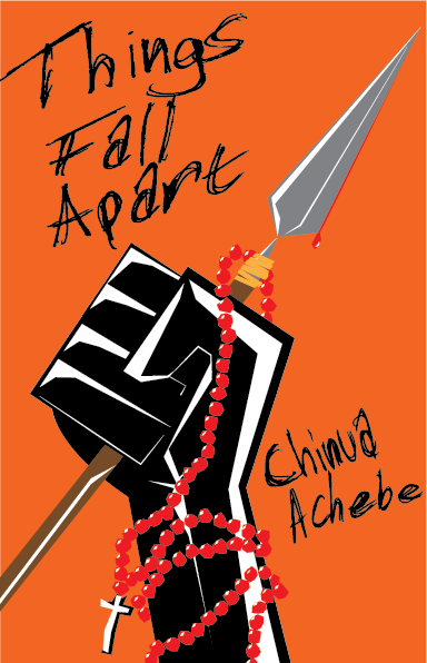 The cover of "Things Fall Apart" by Chinua Achebe. Part of the Qwiz5 series by Qwiz Quizbowl Camp, written to help quiz bowl teams power more tossups!