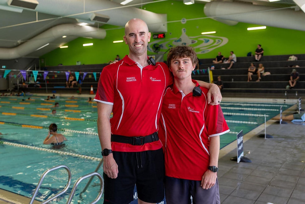 John Main (on the left) - Wanneroo Aquamotion