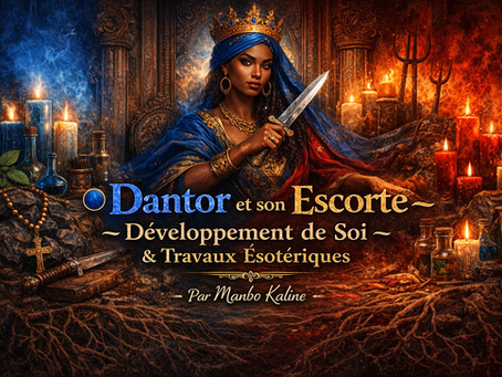 🔵 Dantor et son Escorte — Développement de Soi & Travaux Ésotériques
Par Manbo Kaline