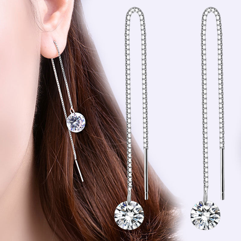 Thumbnail: Celeste Threader Earrings