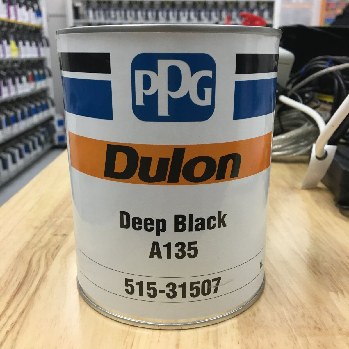 PPG DULON Acrylic Lacquer A135 DEEP BLACK 4 Litre