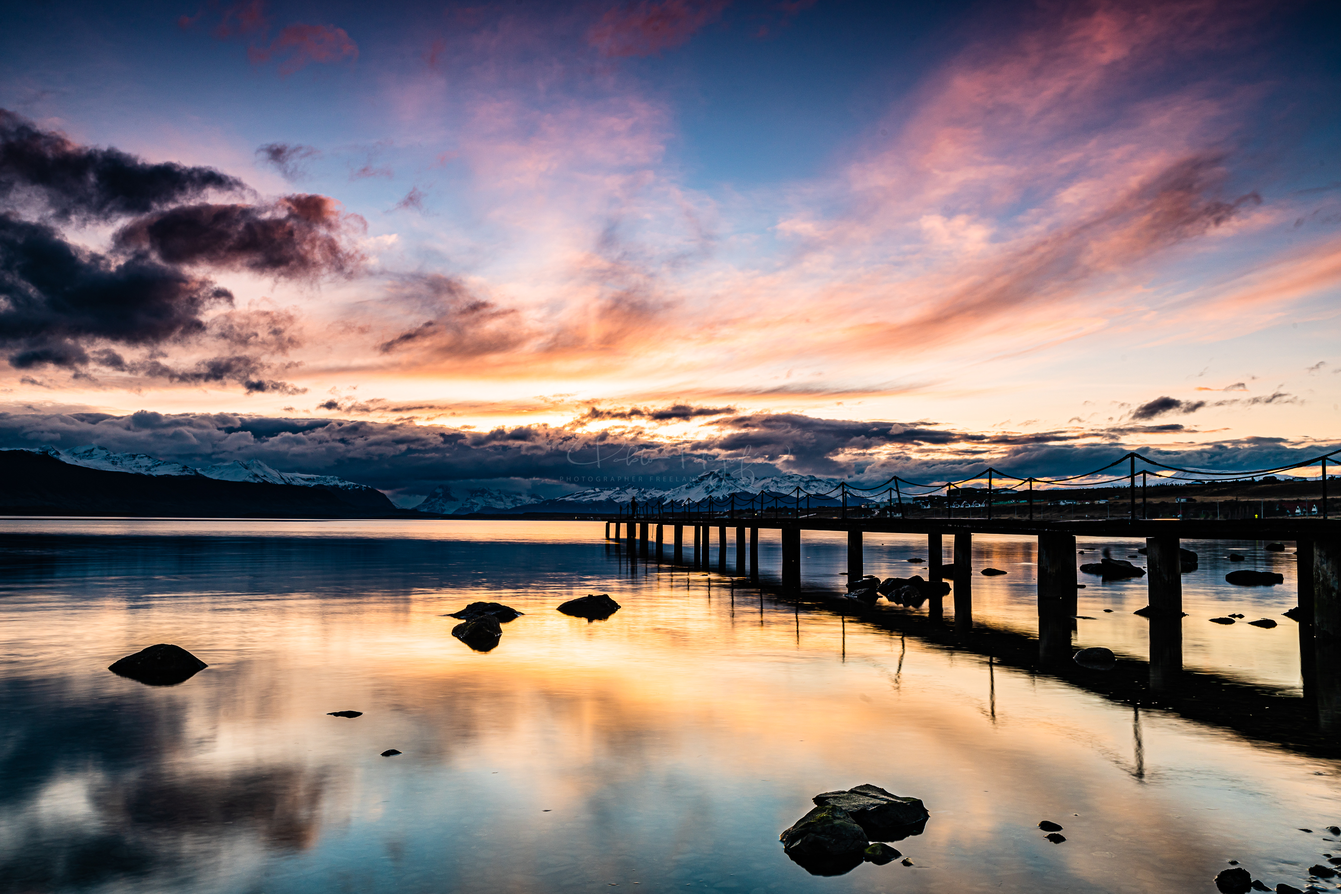 Atardecer en el muelle
