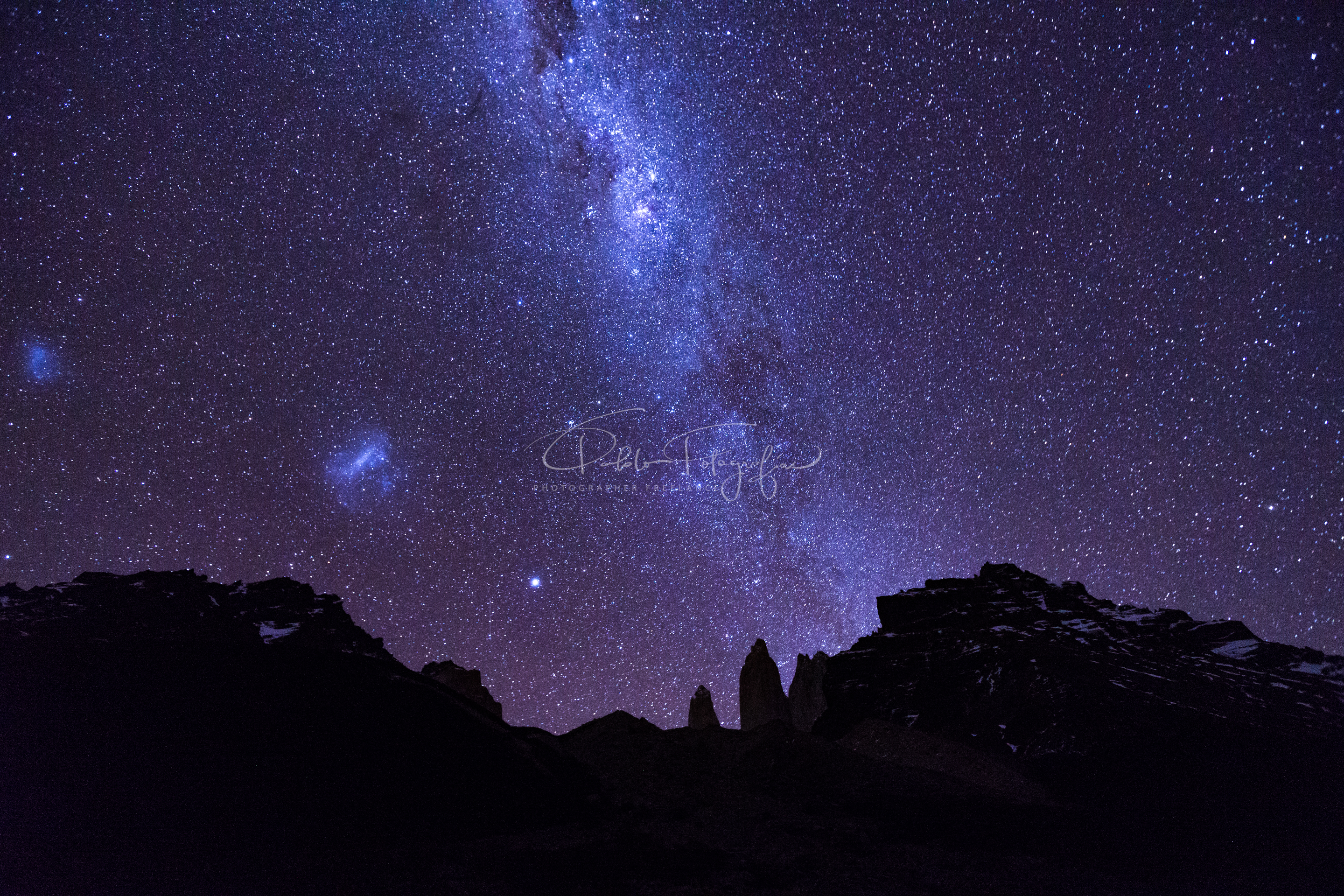 Torres del Paine y Vía Láctea