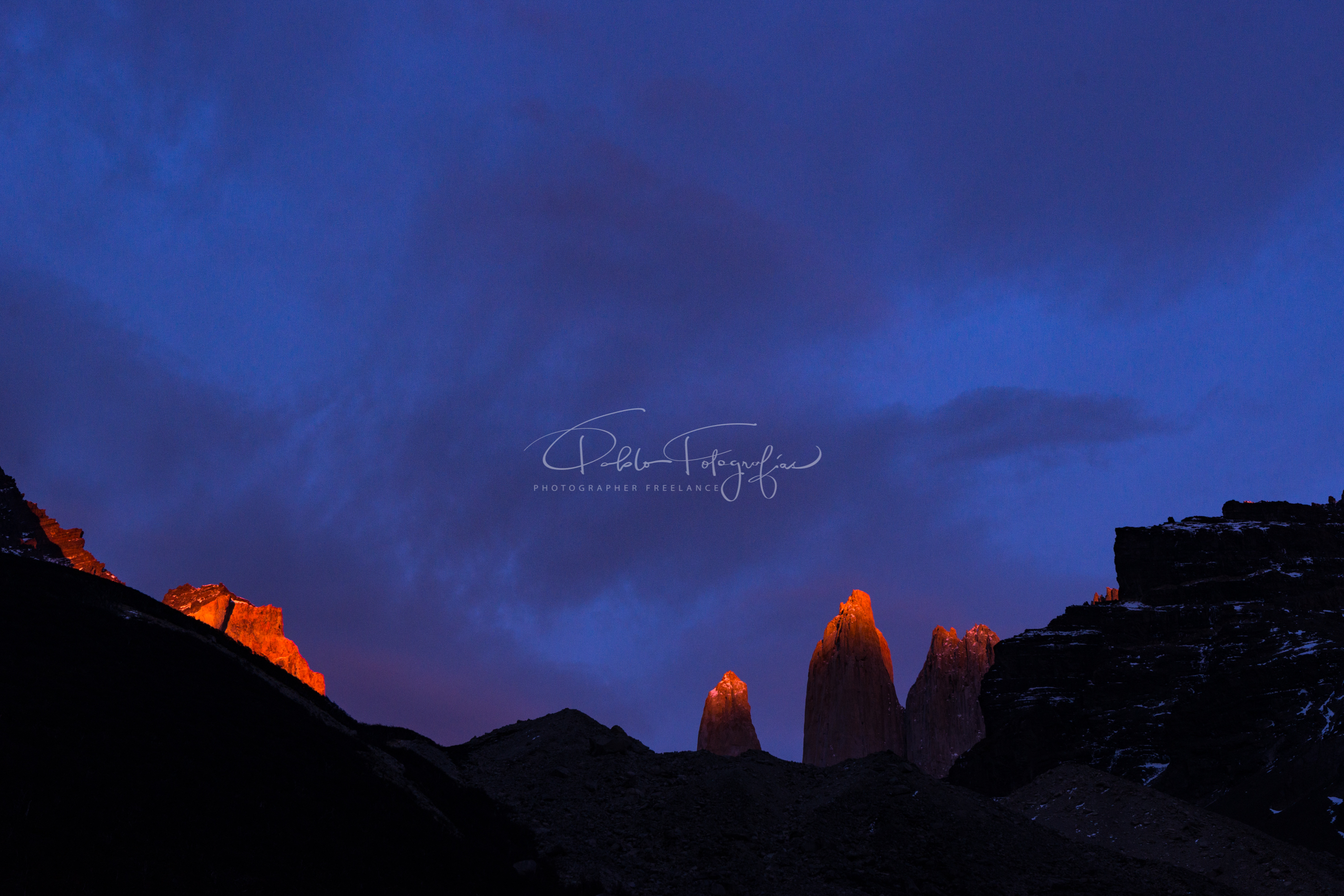 Atardecer sobre las Torres