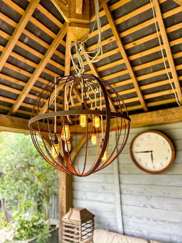 Corten Steel Rust Effect Metal Garden Lighting Gardeners Forge Copper