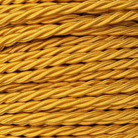 Gold-colourful-yellow-extension-lead-designer-black-plug-and-socket-2-gang-That-Rebel-Hous