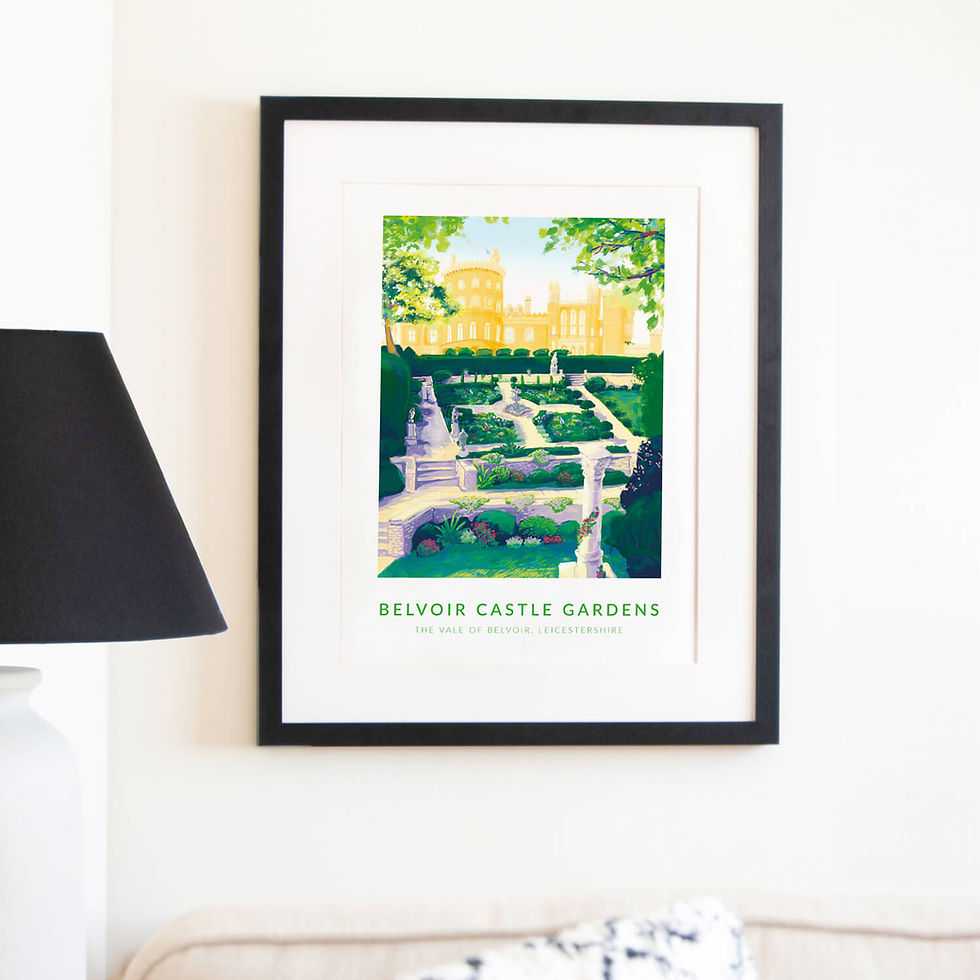 Belvoir Castle Nottinghamshire Rutland Art Print Grantham Vale of Belvoir