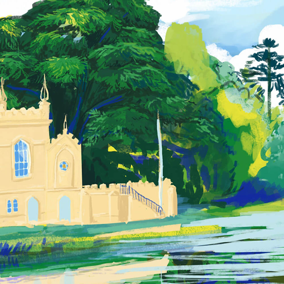 Thumbnail: Fort Henry Exton Park Rutland Wall Art Print by Artist Stephanie Stilwell