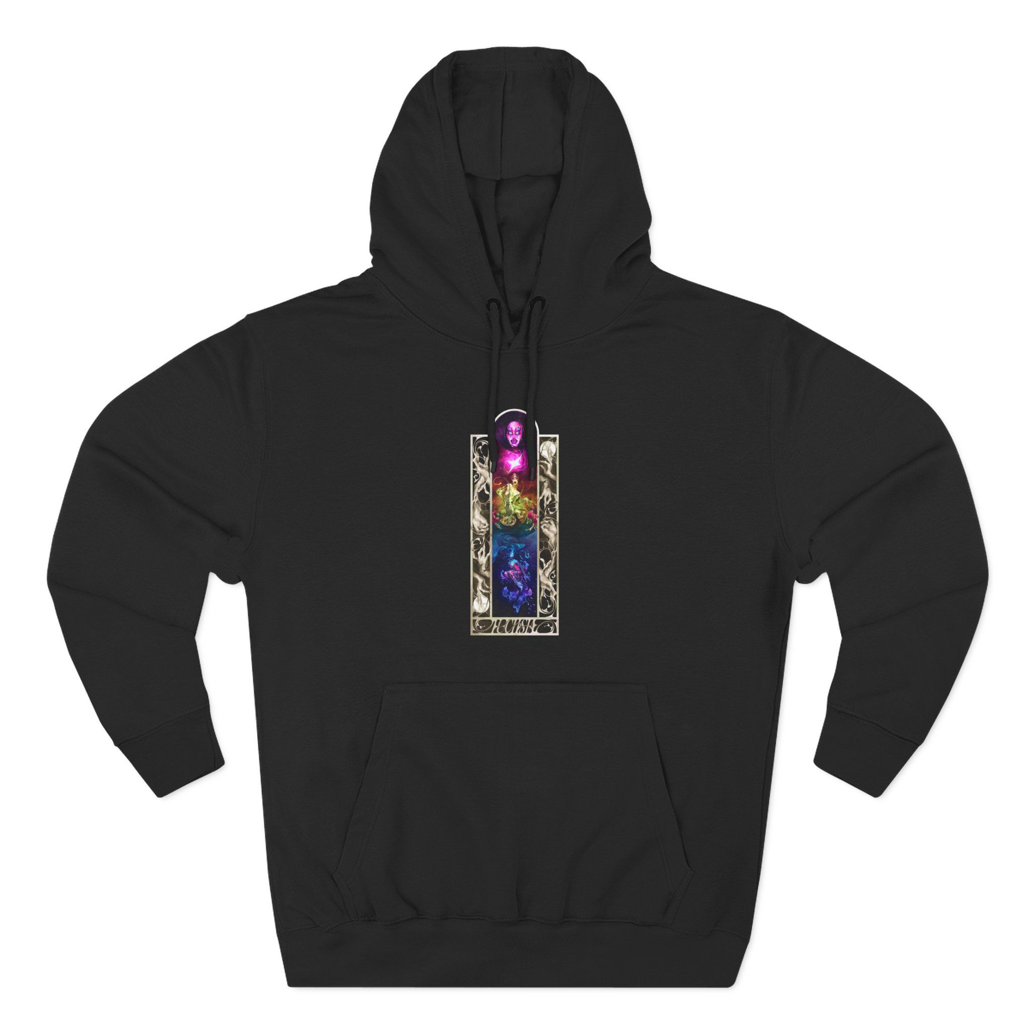 TRIPTYCH - Three-Panel Fleece Hoodie