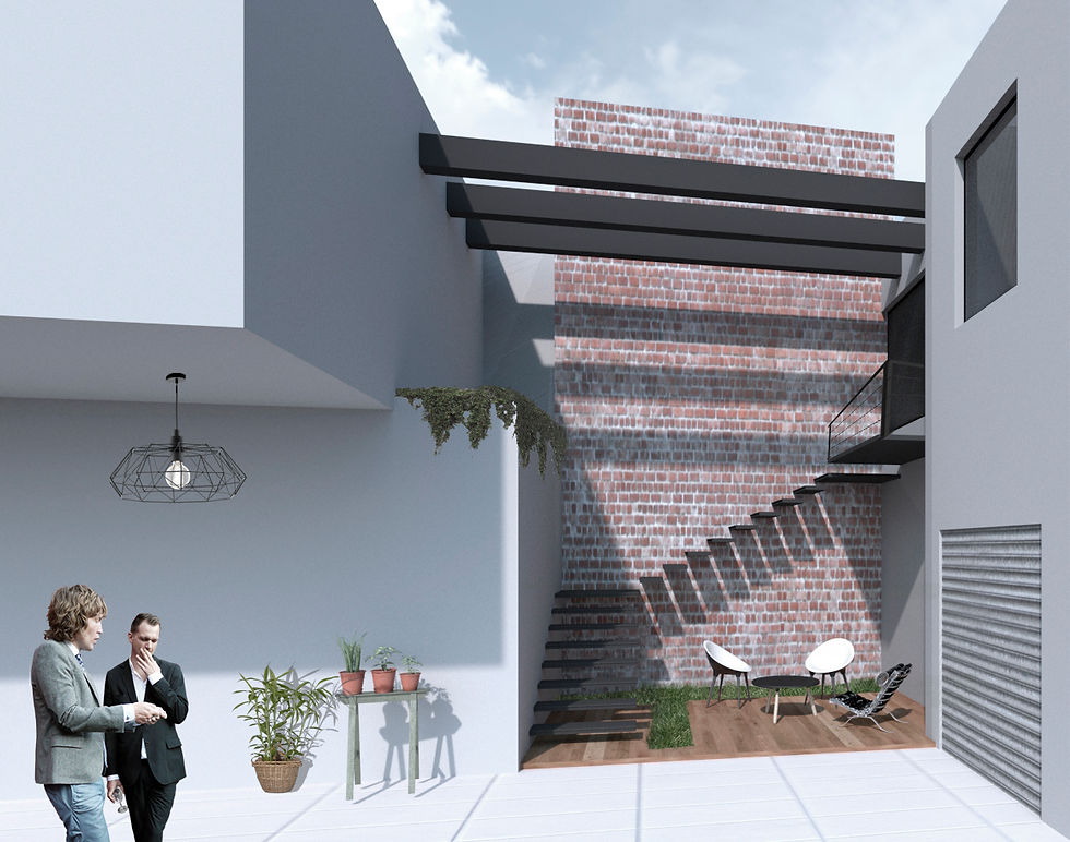 Remodelación patio Cholula