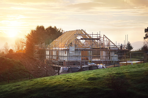 Building-site-with-house-under-construct