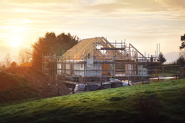 Building-site-with-house-under-construct