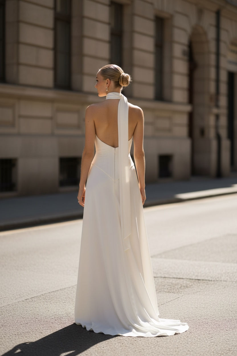 Miniatura: Vestido de Novia Bolena 