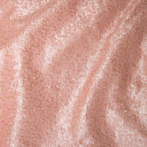 Swatch of rose sequins