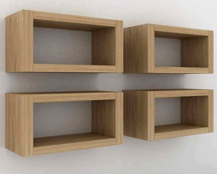 Flat pack shelving