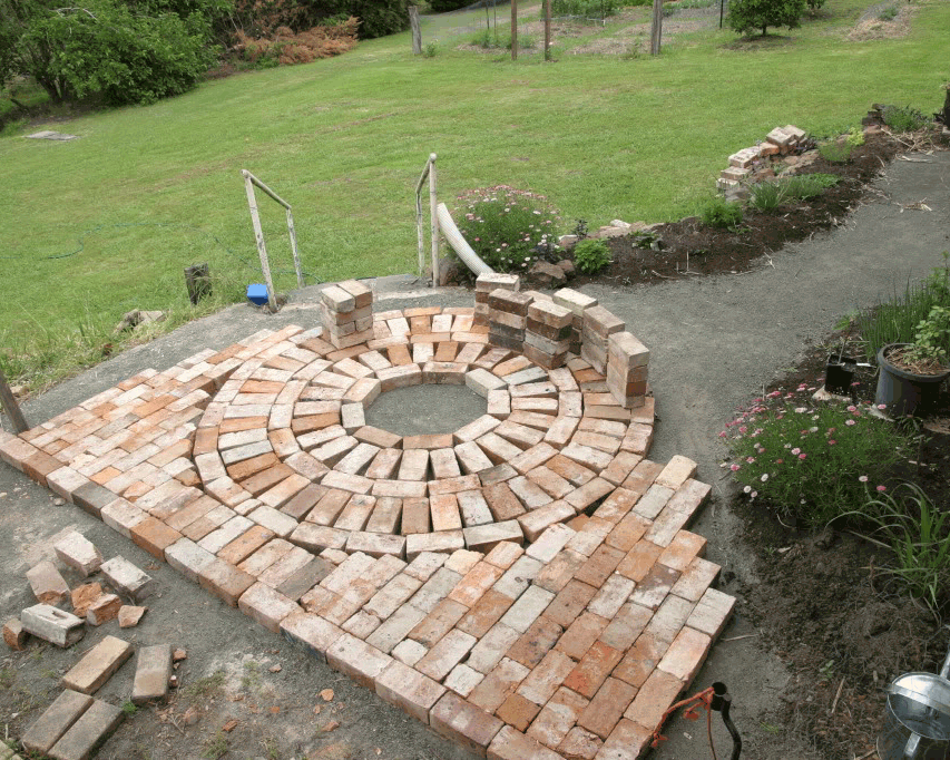Making a garden feature