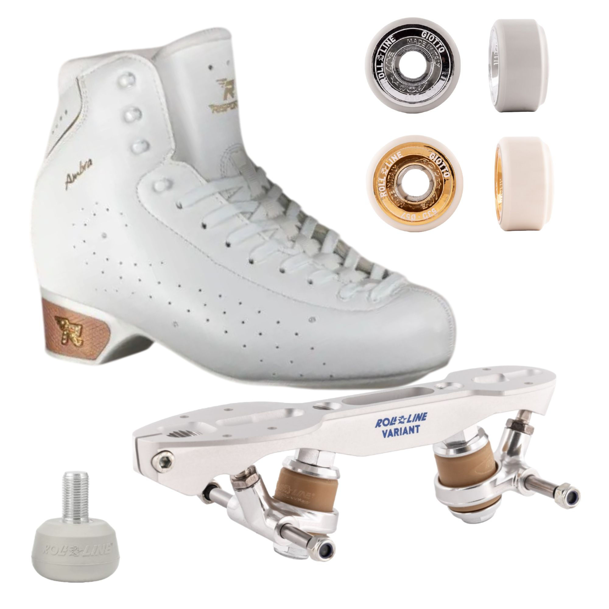 Patines italianos Risport AMBRA + Roll-Line VARIANT-M + Roll-Line Giotto