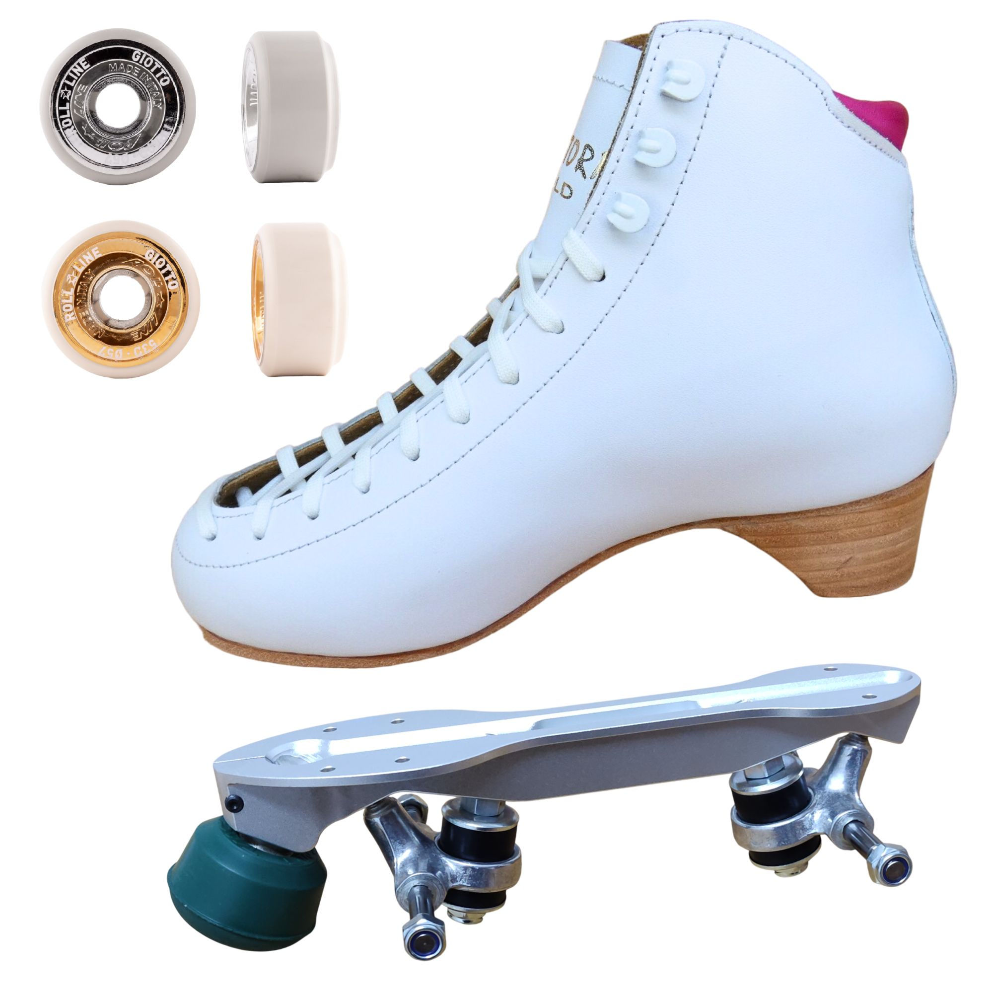 Patines profesionales Sartori GOLD + TMG FASTER + Roll-LIne Giotto