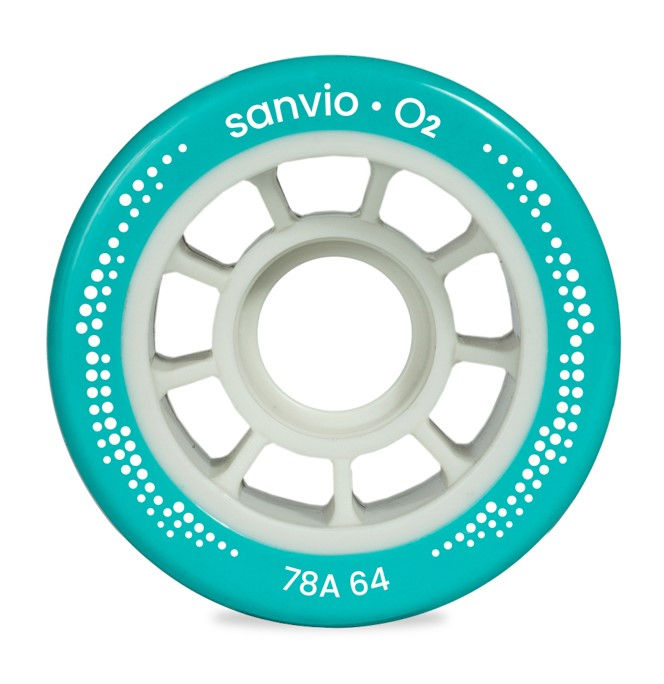 Miniatura: Ruedas Sanvio O2 64mm dureza 78A