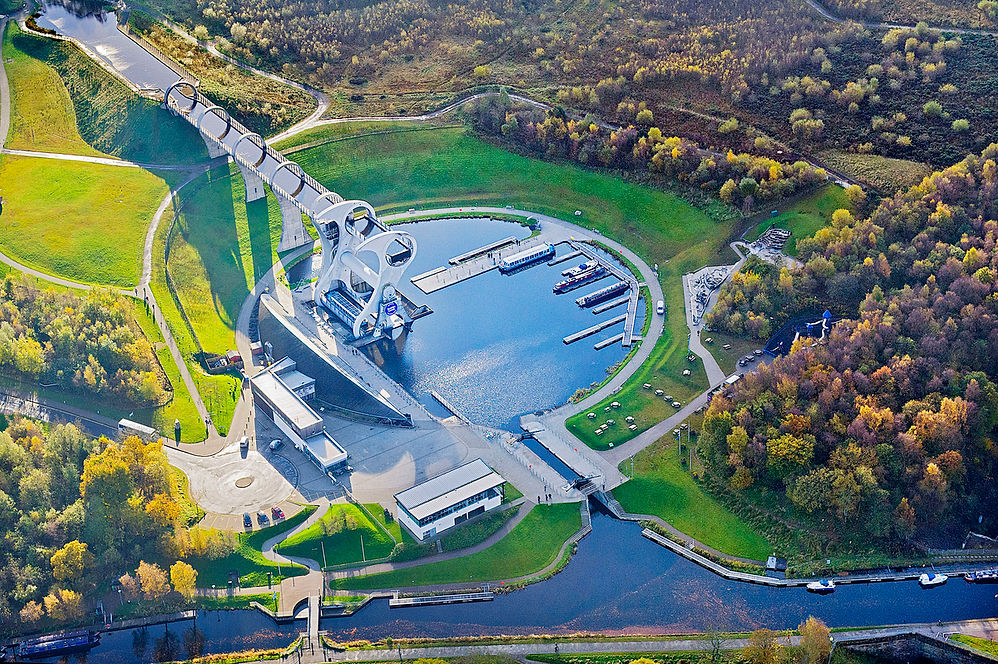 Falkirk Wheel from the Air2.jpg