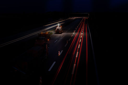 highway at night