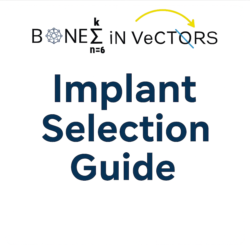 Implant Selection Guide