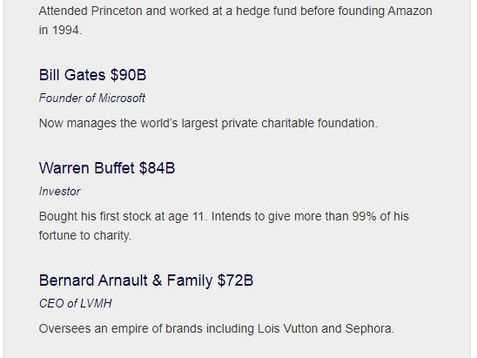 Lessons from the ‘rich list’